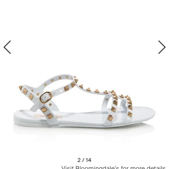 Valentino Rock-stud Jelly Sandals